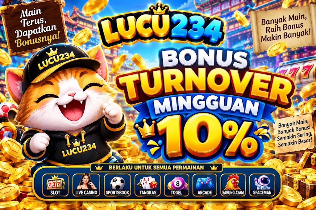 BONUS TURNOVER MINGGUAN 10%